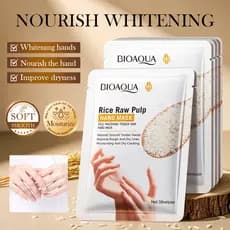 Máscara Esfoliante para Mãos e Pés com Extrato de Arroz