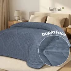 Coberdrom Edredom Casal Dupla Face Extra Macio Grosso Quentinho e Confortável Habitat