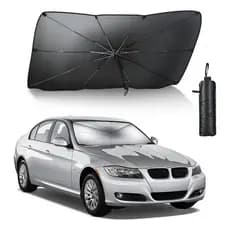 Quebra-Sol Painel Carro Para-Brisa - Protetor Solar UV Blackout, Anti-Calor Guarda Interior