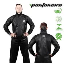 Capa De Chuva Pantaneiro Motoqueiro Motoboy Leve Gola Alta