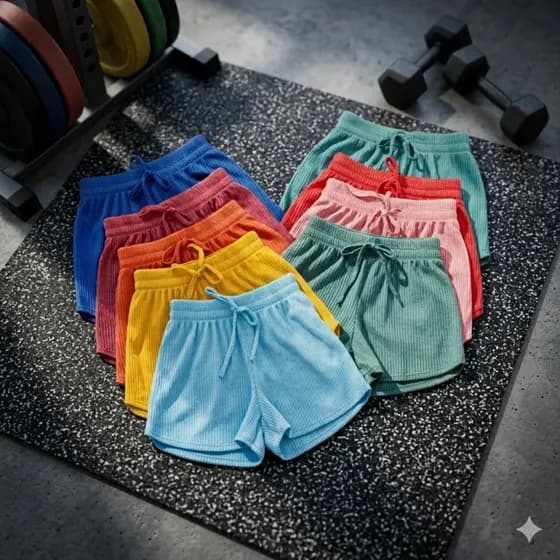 Kit 3 Shorts Canelados Femininos Para Academia Caminhada e Uso Diário Conforto