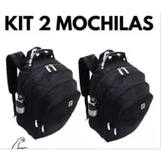 Kit 2 Mochilas Viagem Impermeável Reforçada Com Cabo