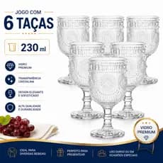 Jogo Taças Vidro Diamond Bico Jaca Abacaxi Conjunto Taça Para Água Vinho Tinto Suco Diamante