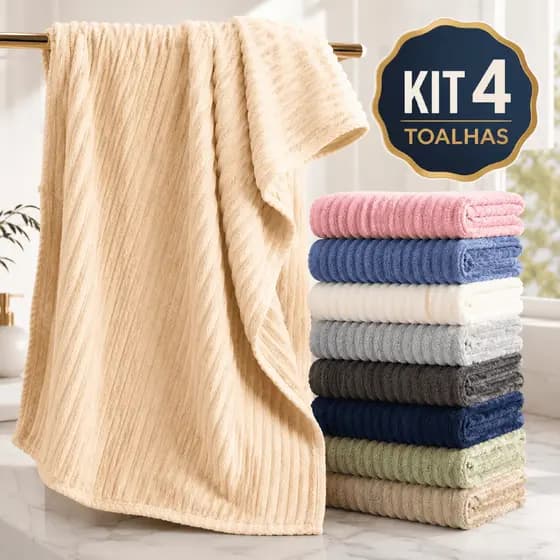 Toalhas de Banho Flanelada Coral Fleece Absorvente Homem Mulher Macia Algodão e Poliéster 140x70cm
