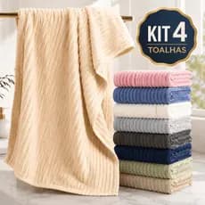 Toalhas de Banho Flanelada Coral Fleece Absorvente Homem Mulher Macia Algodão e Poliéster 140x70cm
