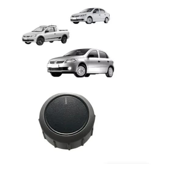 Botão Ar Condicionado Gol Saveiro Voyage G5 Cinza Escuro