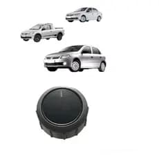 Botão Ar Condicionado Gol Saveiro Voyage G5 Cinza Escuro