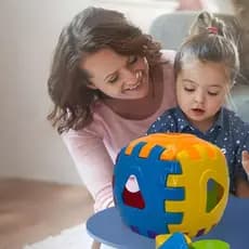 Cubo Didático Monta Desmonta Educativo Com 3 Peças Encaixar Infantil Crianças Colorido
