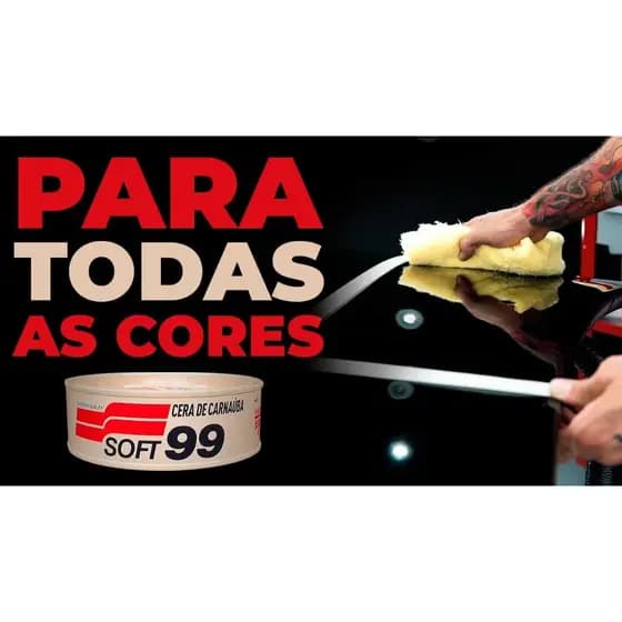 Cera de Carnaúba All Colors 100g Soft99
