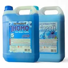 Kit Lava Roupa Líquido Jhomo 5L+ Amaciante Skinsoft 5L