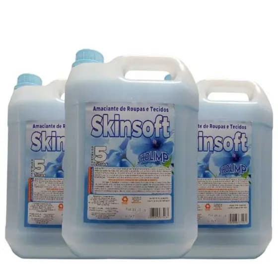 Kit 3 Amaciante Concentrado Skinsoft Carinho e Cuidado - 5L