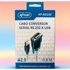 Cabo Serial Conversor Usb 2.0 Rs232 to Usb KNUP