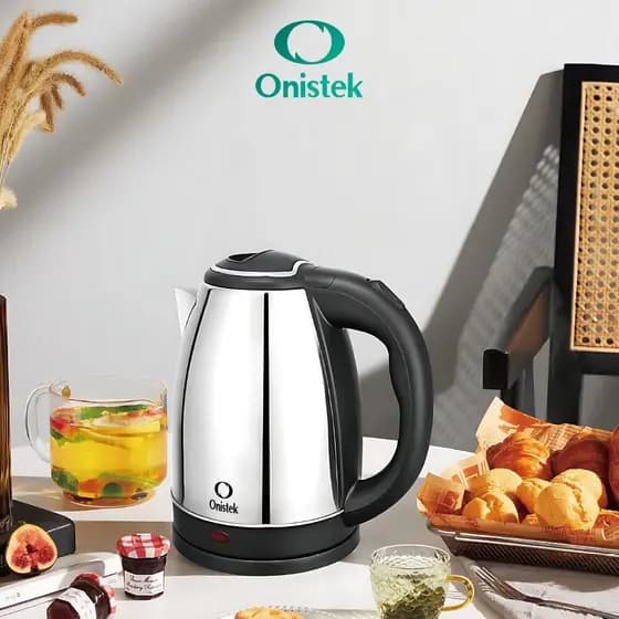 Chaleira Elétrica Onistek Fervura Rápida Aço Inoxi dável Seguro Eletrodo méstico Lançamento