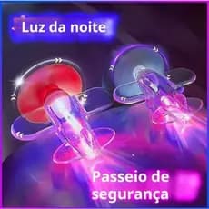 Motocicleta Avião Rotativo Movido A Vento LED Luz Ornamentos Bicicletas Decorações Para Carro Moto