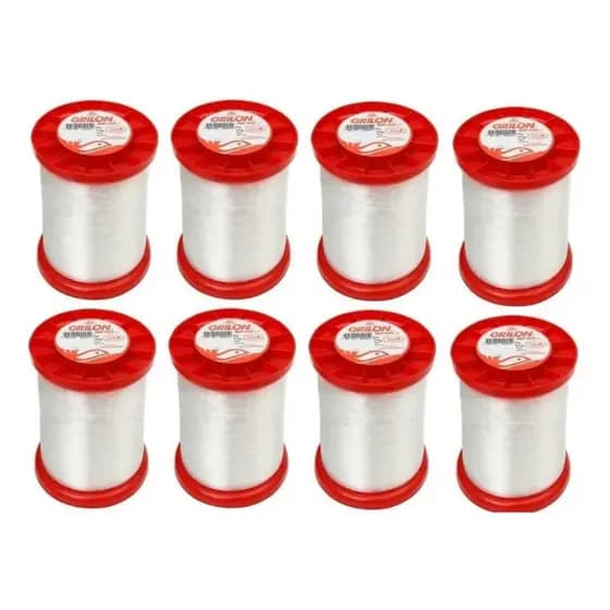 Linha Pesca Grilon 250 Gramas 0,50 Mm Caixa Com 8 Unidades