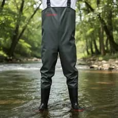 Macacão Jardineira Pesca Impermeável Emborrachado Com Bota