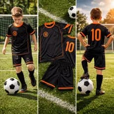 Camisa e Short Kit Infantil de Futebol 02 a 14 anos Conjunto de time N10 A PRONTA ENTREGA