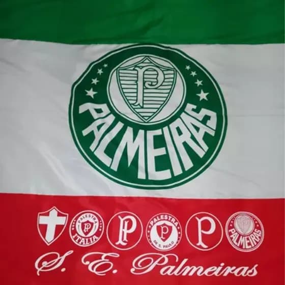 Bandeira Do Palmeiras Verdão Grande 1,00x1,50 cm Palestra Itália
