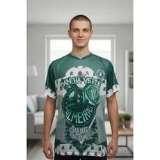 CAMISETA DE TORCIDA MANCHA VERDE