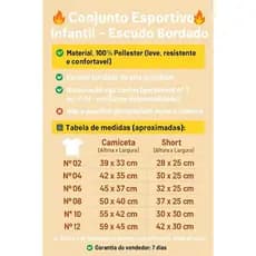 Kit Conjunto times Paulista do 02 ao 14