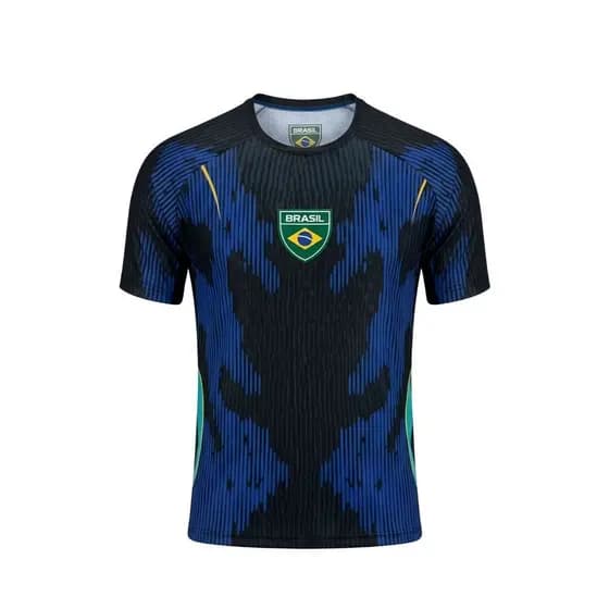 Camisa Seleção Brasileira Brasil Copa 2026 Camiseta Dry-Fit Futebol Esporte Torcedor Mundial Treino