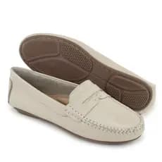 Mocassim Feminino  Sapatilha clássica  Couro Legitimo  Confortável Feito materiais de alta qualidade
