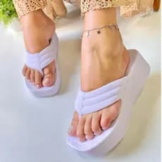 Chinelo Tamanco Delta Micro Nuvem Feminino Plataforma Confortavel Lançamento