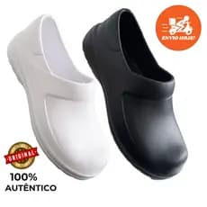 EPI Sapato Fechado Super Leve Enfermeiro, Cozinheira, Copeira, Açougueiro, Saúde 100% Leve e Macio