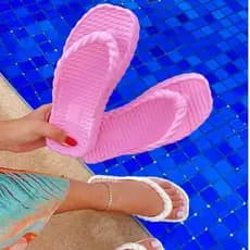 Chinelo EVA Feminino Plataforma Miami Trançado Confortável Macio verão 2026 TENDENCIA