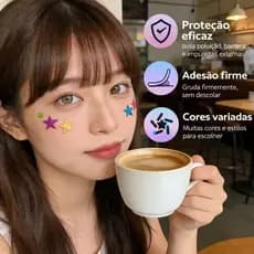 Adesivos Estrelas Para Acne Seca Espinha Inflamada Estrelas 40, 120 OU 200unidades