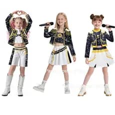 Fantasia de Cosplay Huntrix para Meninas UNGA, K-pop Rumi Zoey, Fantasias de Caça aos Demônios Mira, Fantasias de Palco