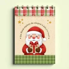 Bloco de Notas Natal, Bloco de Notas Papai Noel, Lembrança para o Natal, Lembrancinha de Natal