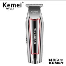Máquina Cortar Kemei Acabamento Profissional Sem Fio KM-032