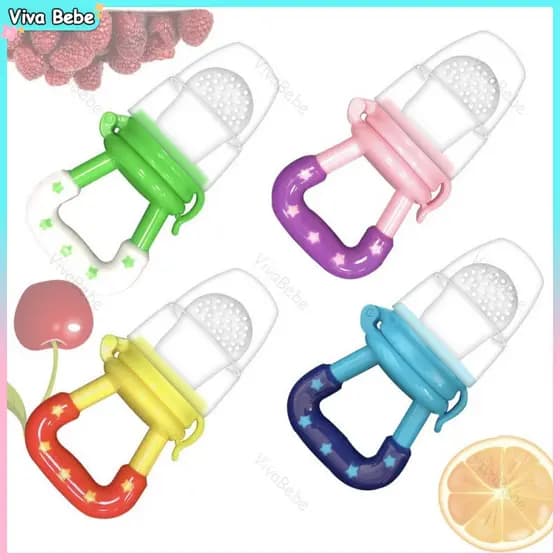 Pacifier Bebê Teether Silicone Alimentador Suplementar De Frutas Alimentação Bebês