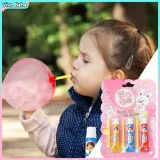 1/3/6pcs Brinquedos De Cola De Bolha Ar Para Crianças Colorido Ball Mágica Bubble