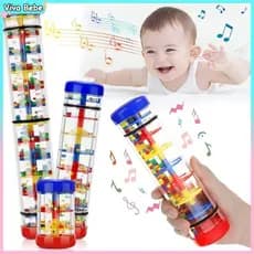 Pau De Chuva Com 40cm Musicalização Infantil Desenvolvimento Sensorial De Musicais Som