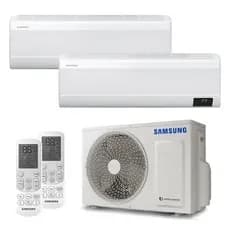 Ar-Condicionado Multi Split Inverter 18000 BTUs Samsung 220V Quente e Frio (2 Evap. HW 9000)