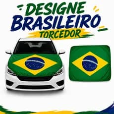 Bandeira Brasil Capo De Carro Com Elástico Universal Grande Para Torcedor Seleção Brasileira