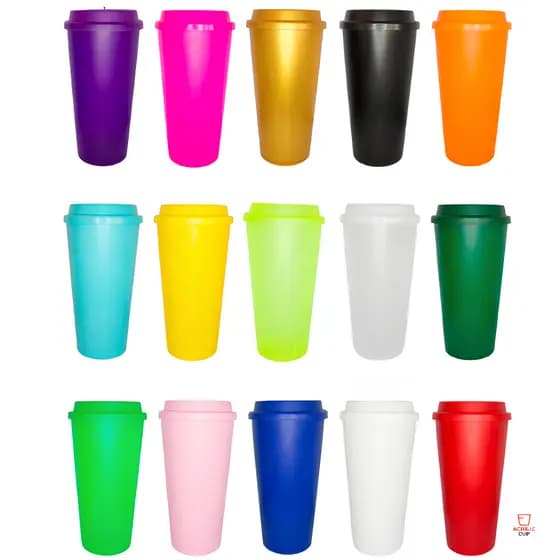 Kit 50 Copos Eco Com Tampa Bucks 400ml Para Café Lançamento