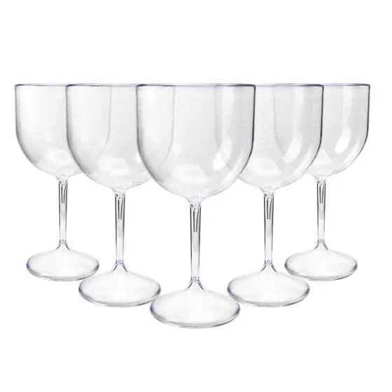Taças De Acrílico Gin Cristal 450 Ml - 15 Unidades - Festas Drinks