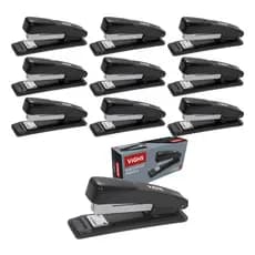 Grampeador de Mesa Metálico VIGHS 24/6 e 26/6 para até 25 Folhas Escritório Escola