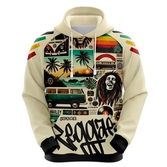 Blusa Moletom do Bob Marley Reggae Rastafari Jamaica - Lembranças