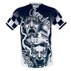 Camisa/Camiseta Peita de Quebrada - Chora agora Ri depois