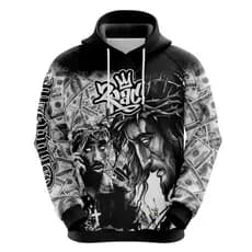 Blusa | Jaqueta | Casaco Two 2 Pac Hip Hop Rap Rapper