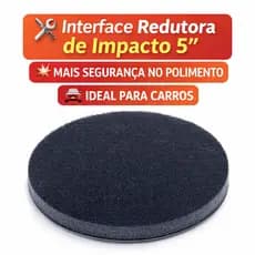 Interface Polimento 5 Polegadas Velcro Roto Orbital Disco Politriz Redutor Impacto Profissional