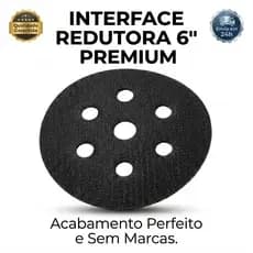 Disco Interface 6 Polegadas Redutor De Impacto Lixamento Hookit Premium