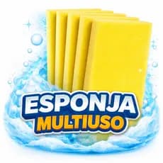 Esponja Multiuso Kit 5 Unidades Alta Durabilidade Limpeza Pesada Cozinha Louça Casa Envio Rápido