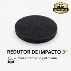 Interface 3 Polegadas Espuma Redutora De Impacto Com Velcro Para Polimento