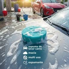 Kit 2 Esponjas De Lavar Carro Automotiva Macia Multiuso Não Risca
