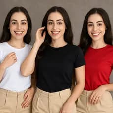 Camiseta Baby Look Feminina 100% Algodão